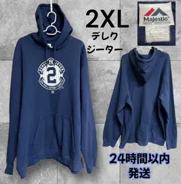 [2XL] 마제스틱 MLB 양키스 데릭 지터 후드티 NY