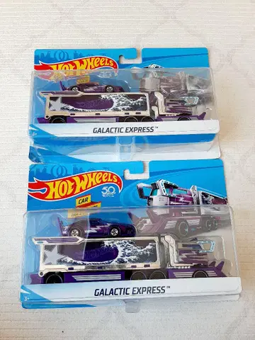 핫휠스 GALACTIC EXPRESS 머드 만화 보라색 2대