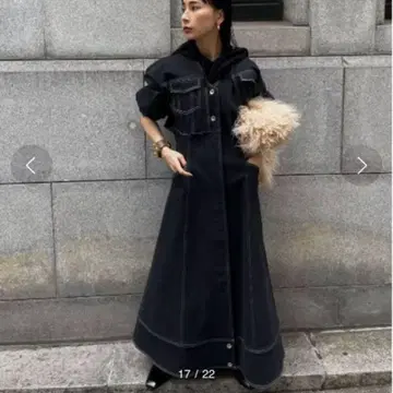 아메리 UND 3WAY 데님 드레스 데님 자켓 원피스