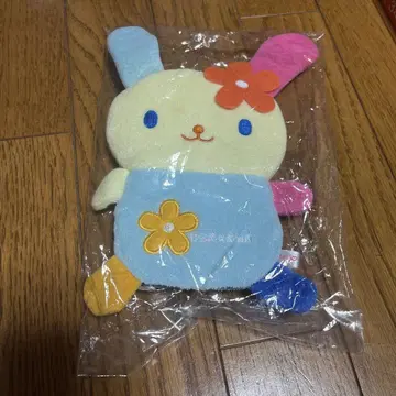 헤이세이 레트로 산리오 우사하나 파일 원단 상하 루프 포함 플랫 마스코트