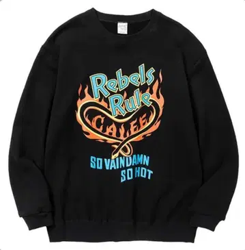 [ CALEE ] REBELS RULE' CREW NECK SW