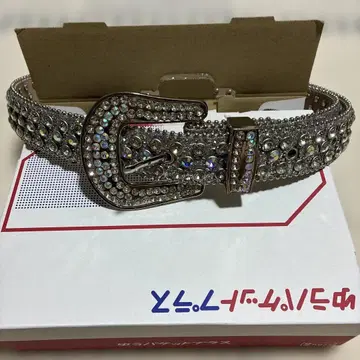 스톤 장식 남성용 벨트 블링블링 44 INCH (111 cm)