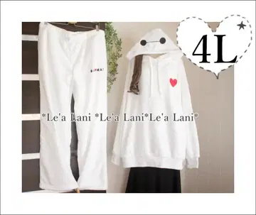 4L 베이맥스 보아 후드티 & 팬츠 빅 사이즈 여성용
