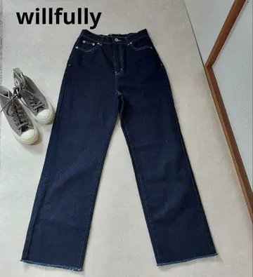 새상품급 willfully 위르프리 하이웨스트 데님 팬츠 M 배송비 포함