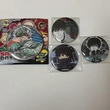 SAKAMOTO DAYS 캔뱃지 세바 나츠키 묶음 판매