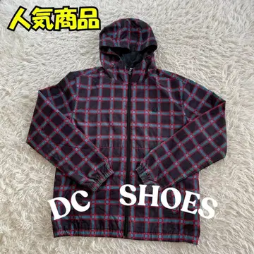 DC SHOES 체크 무늬 나일론 자켓