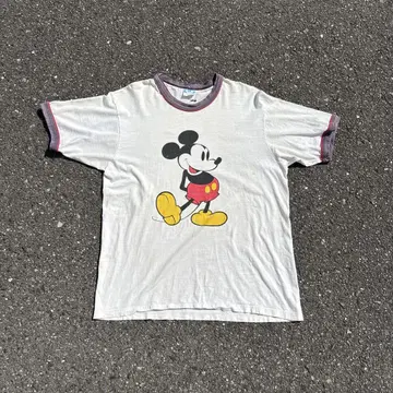 80s Disney Mickey Mouse Ringer T-Shirt
