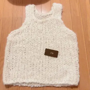 Plage 플라주 점보 탐 슬리브리스 풀오버 내추럴