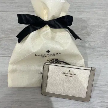 kate spade 카드 케이스 화이트/베이지 케이트 스페이드