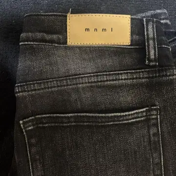 mnml 데님 블랙 28