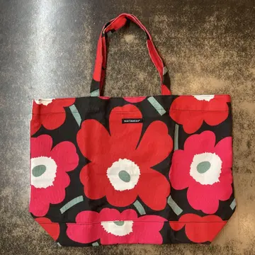 marimekko 플라워 패턴 토트백