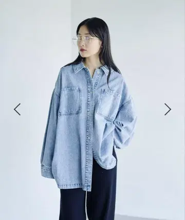 렙심 프린지 데님 셔츠