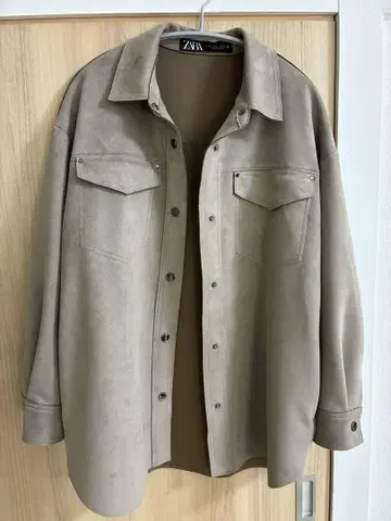 [ 새상품급 ] ZARA 여성용 스웨이드 느낌 자켓
