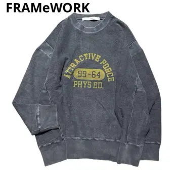 새상품급 FRAMeWORK 프레임워크 프린트 맨투맨
