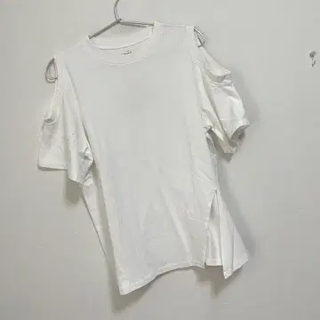 언그리드 숄더 오픈 Tee
