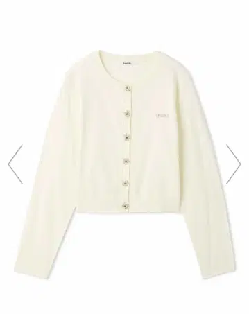 snidel FLOWERCollection 비쥬 버튼 가디건