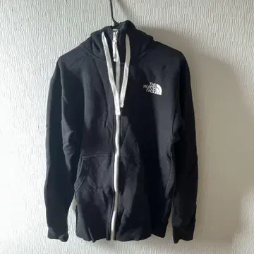 THE NORTH FACE 블랙 후드티 풀 지퍼