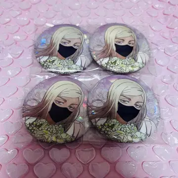 산즈 하루치요 Bouquet ver 캔뱃지 4점 세트