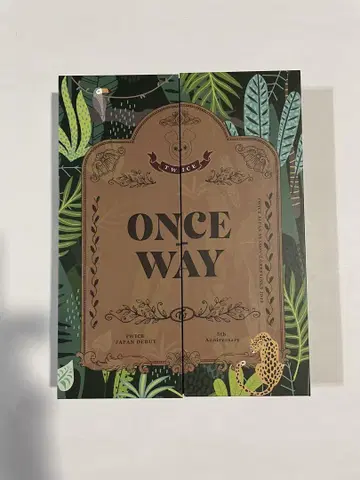 TWICE ONCE WAY BOX DVD 부속물