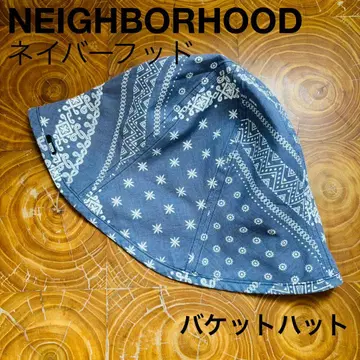Neighborhood 네이버후드 반다나 패턴 페이즐리 무늬 버킷 햇