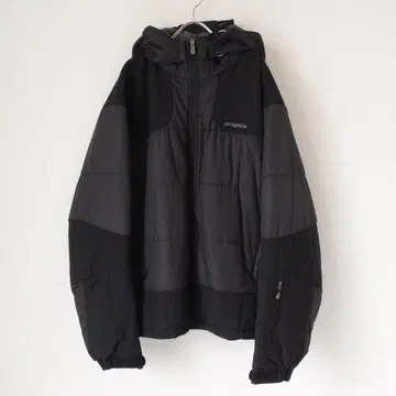 patagonia 퍼프 라이더 자켓 L 사이즈 블랙 그레이 후디