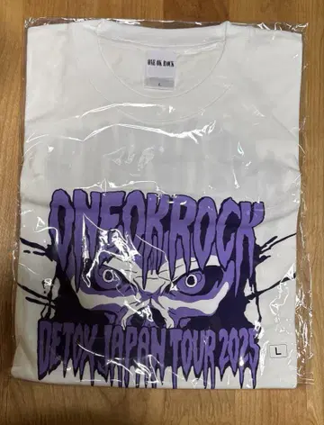 ONE OK ROCK DETOX JAPAN 2025 T셔츠 L 사이즈