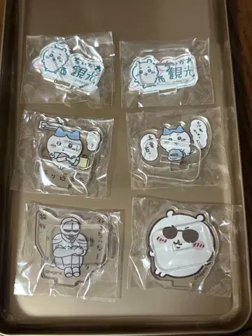 [새상품] 치이카와 (먼작귀) 관광 아크릴 스탠드 6개 세트