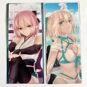 FGO 최종 재림전 편성 화면풍 카드 오키타 소지 2종