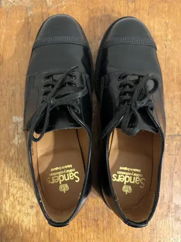 Sanders Military Derby Shoe GB 4 블랙