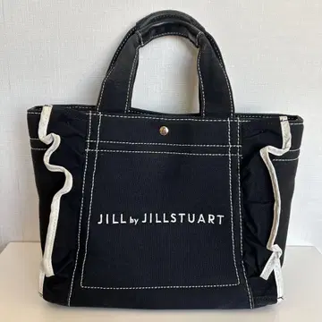 JILL by JILLSTUART 프릴 토트 백 블랙 스몰