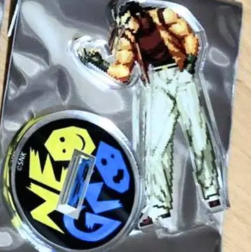 SNK KOF 픽셀 아크릴 스탠드 도발 로버트 가르시아