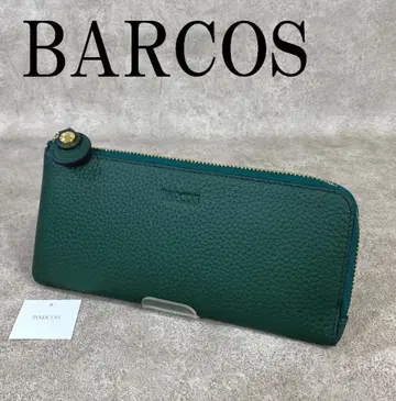 [ 미사용 ] BARCOS 발코스 시르코로L 소가죽 L자 지퍼 장지갑