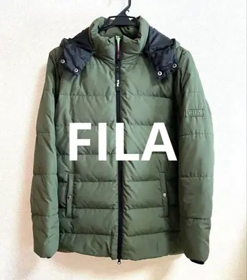 FILA 휠라 남성용 다운 자켓 점퍼 아우터 그린 새상품