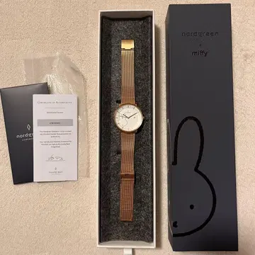 nordgreen miffy 손목시계 핑크 골드