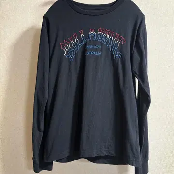 BILLABONG 블랙 긴팔T셔츠 M