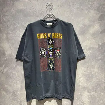 [무료배송] 택 포함 미사용 새상품 Guns N' Roses 밴드 티셔츠