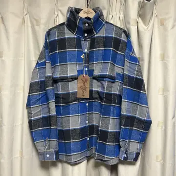 텐더 로인 FLANNEL CHECK SHT BLUE M 새상품