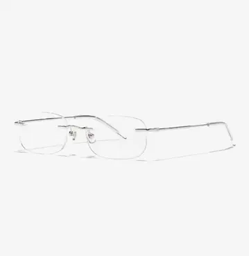 R!M Rimless 무테 안경 컬러 렌즈 도수 없음 무테