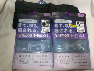 MEDIHEAL 긴팔 셔츠+롱 팬츠 L 블랙 개봉 완료 여성용