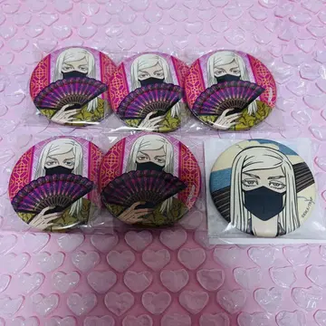 도리베 산즈 하루치요 차이나 드레스 우키요에 캔뱃지 6종 세트