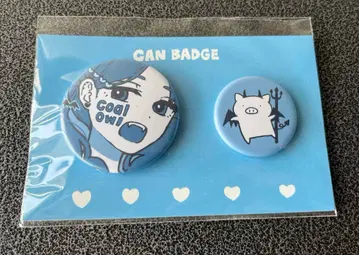 coalowl 콜아울 캔뱃지 부타상 people1 블루