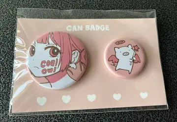 coalowl 콜아울 꿀꿀이 캔뱃지 people1 핑크