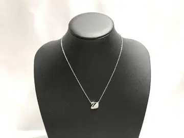 상태 좋음 SWAROVSKI 스와로브스키 크리스탈 목걸이 백조 스완