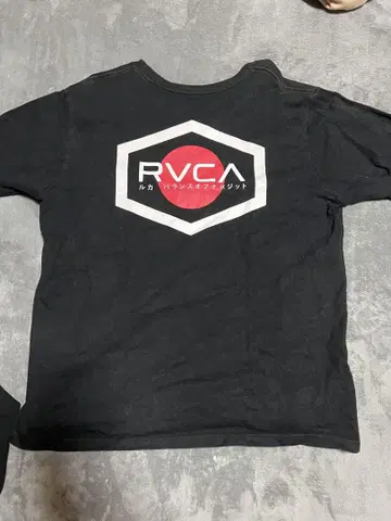 RVCA 블랙 T셔츠 LIGIG