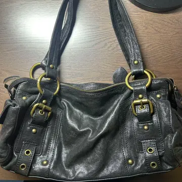 archive Leather gimmick handbag y2k