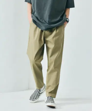 FREAK'S STORE 베이직 실루엣 스트레치 이지 테이퍼드 팬츠