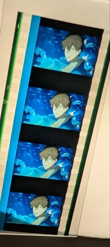 극장판 free!! 입장 특전 장면 필름 키리시마 나츠야