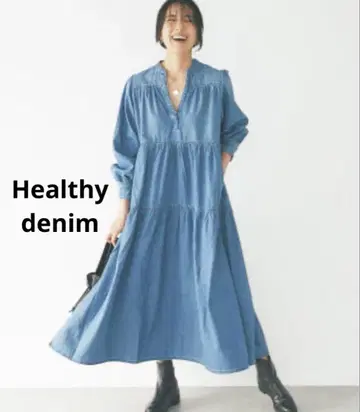 Healthy DENIM 헬시 데님 티어드 원피스