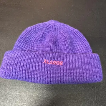 XLARGE 퍼플 니트 모자 ONE SIZE 보라색 x 핑크