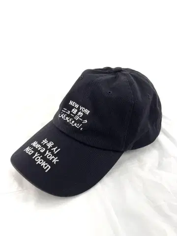 나가오 요시미 NEW YORK Souvenir Cap 캡 블랙